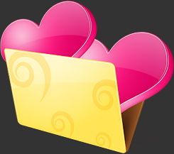 One Page Love folder options