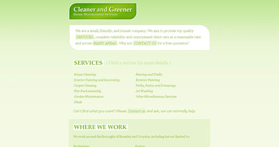 Cleaner And Greener