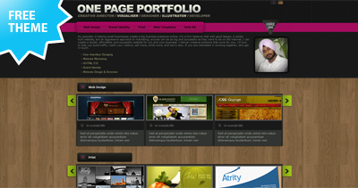 One Page Portfolio