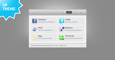 Pixel Portfolio - Vcard