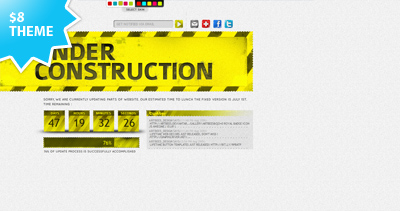 Grunge Under Construction Pages