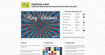 my Xmas card