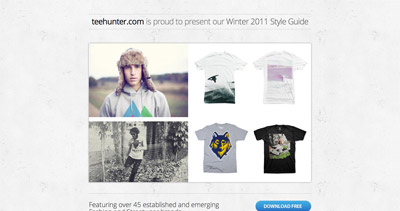 TeeHunter Winter 2011 Style Guide