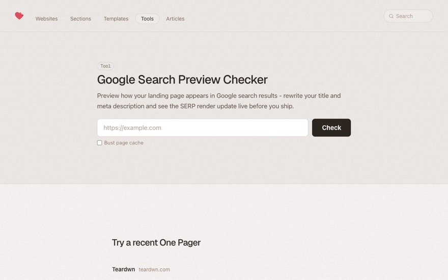 Google Search Preview
