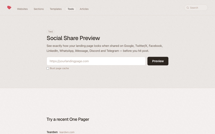 Social Share Preview