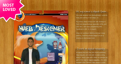 Ayush Saran Website Screenshot