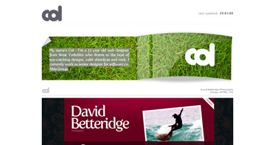 Colin Grist Website Screenshot