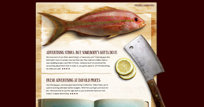Fish Marketing Website Screenshot