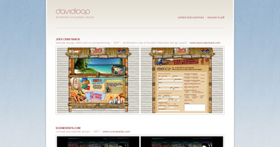 David Loop Website Screenshot