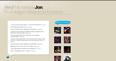 Jon Phillips Website Screenshot