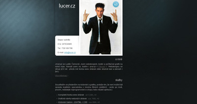 Luděk Černocký Website Screenshot