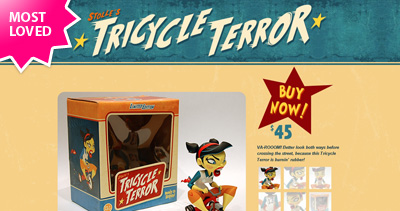 Tricycle Terror Website Screenshot