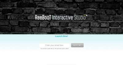 ReeBooT Website Screenshot