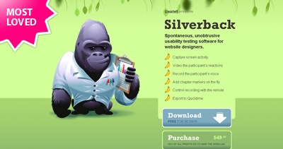 Silverback Website Screenshot