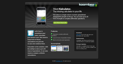 Kalculator Website Screenshot