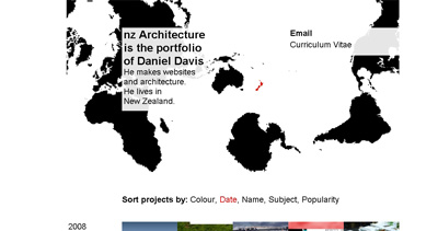 nz Architecture Website Screenshot
