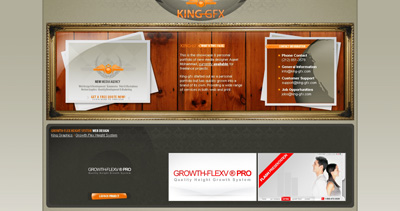 King-GFX Website Screenshot