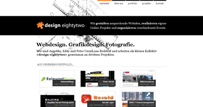 design eightytwo Website Screenshot