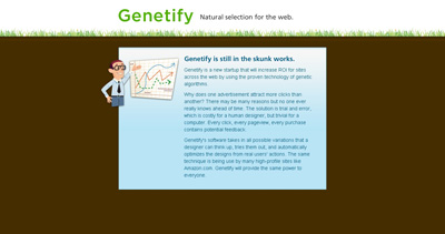 Genetify Website Screenshot