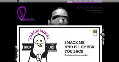 sostatic Website Screenshot