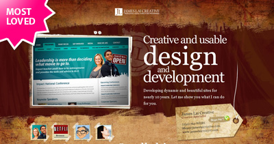 James Lai Creative Website Screenshot