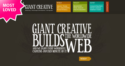 GIANT Creative Website Screenshot