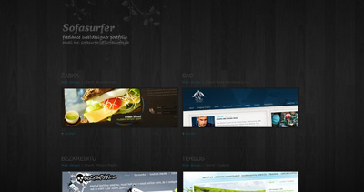 SofaSurfer Website Screenshot