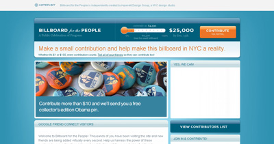 Billboard for the People Website Screenshot