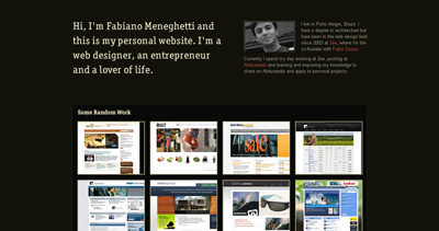 Fabiano Meneghetti Website Screenshot