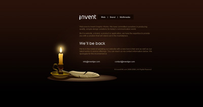 Invent Graphic Works Website Screenshot