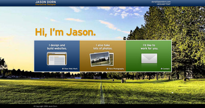 Jason Dorn Website Screenshot