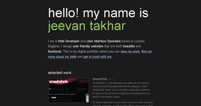 Jeevan Takhar Website Screenshot