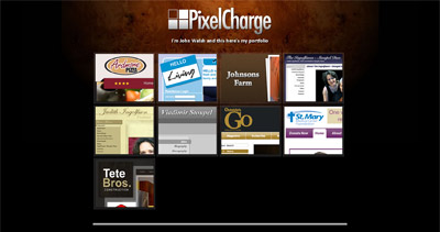 Pixel Charge Website Screenshot