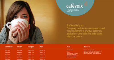 Cafevoix Website Screenshot