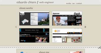 eduardo chiaro Website Screenshot