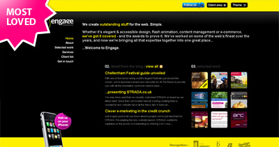 Engage Interactive Website Screenshot