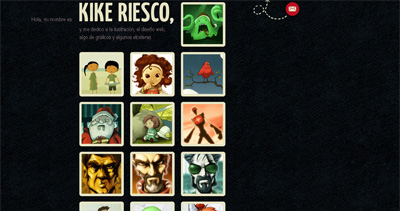 Kike Riesco Website Screenshot