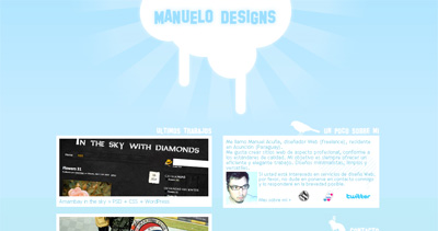 ManueloDesigns Website Screenshot