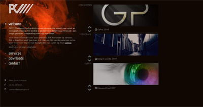 PKV Designs Website Screenshot