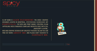 Spicy Design Website Screenshot
