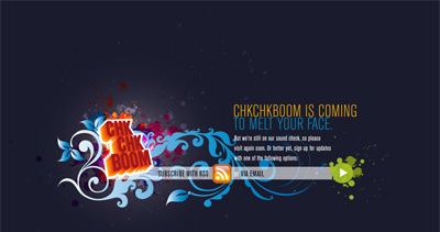 ChkChkBoom Website Screenshot