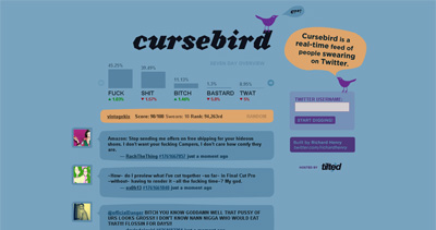 Cursebird Website Screenshot