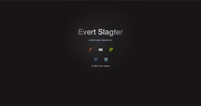 Evert Slagter Website Screenshot