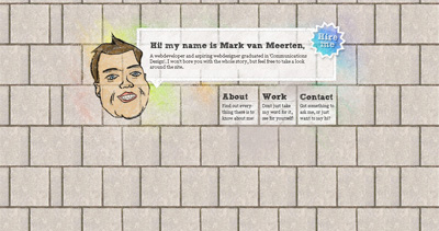 Mark van Meerten Website Screenshot