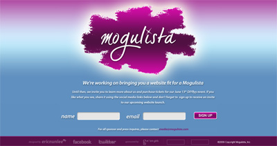 Mogulista Website Screenshot