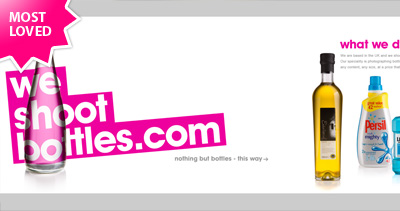 We Shoot Bottles Website Screenshot