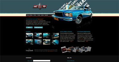 Chevy Monte Carlo 1979 Website Screenshot