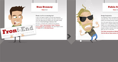 Front-End Design Conference Website Screenshot