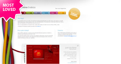 Laureano Endeiza Website Screenshot