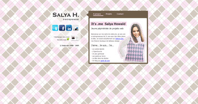Salya Howald Website Screenshot